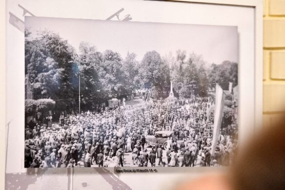 25.05.2023., Cakovec- U gradskoj knjiznici Nikola Zrinski otvorena izlozba Trg Republike nekad.
Photo: Vjeran Zganec Rogulja/PIXSELL